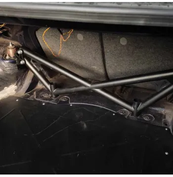 E36 Rozpórka BMW tył tylna KJS DRIFT 1/4 MILI X-BRACE 4punktowa drift kjs