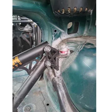 E36 Rozpórka BMW tył tylna KJS DRIFT 1/4 MILI X-BRACE 6punktowa drift kjs