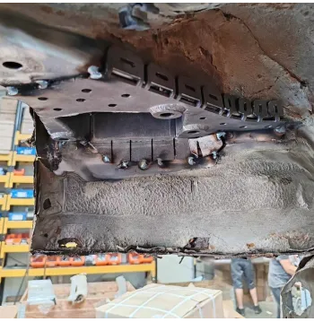 BMW E46 Wzmocnienie mocowanie wahacza wleczonego koszyk drift SWAGIER