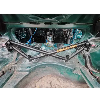 E46 Rozpórka BMW tył tylna KJS DRIFT 1/4 MILI X-BRACE 6punktowa drift kjs