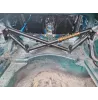 E46 Rozpórka BMW tył tylna KJS DRIFT 1/4 MILI X-BRACE 6punktowa drift kjs